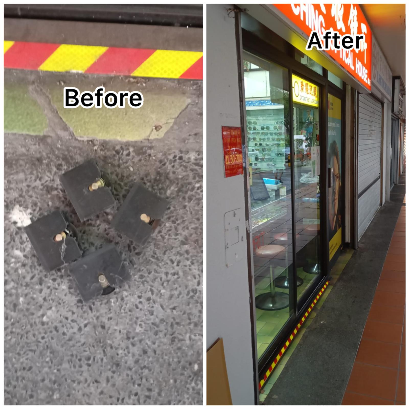 Sliding Door Roller Replacement Service in Singapore | Tasfia Engineering & Construction Pte Ltd